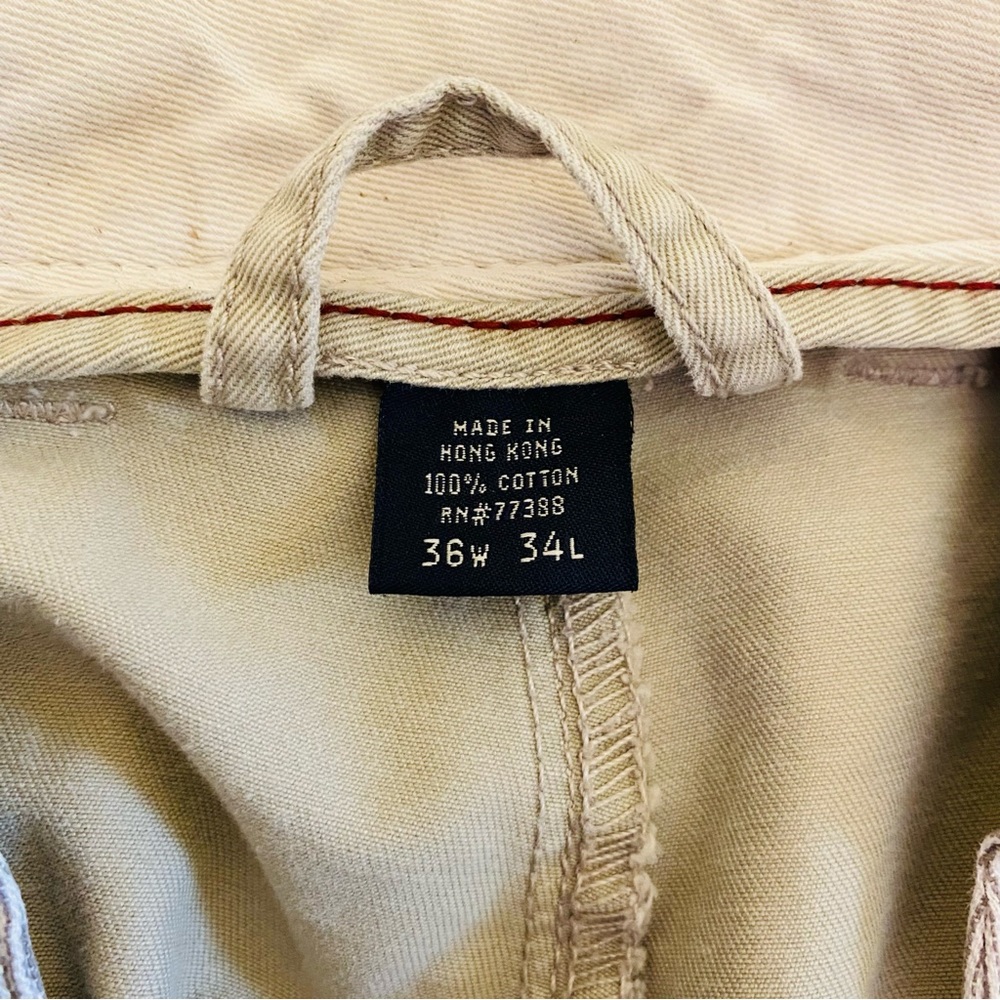 J CREW Khaki Pants; 36x34; EUC. - Picture 3 of 6